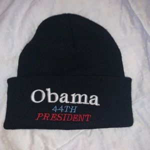 Obama 44th President black beanie